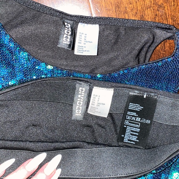 Missguided Co-ord sequin skirt set. Small/medium - Picture 2 of 3